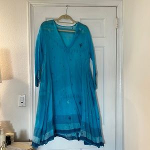 Dosa dress in blue